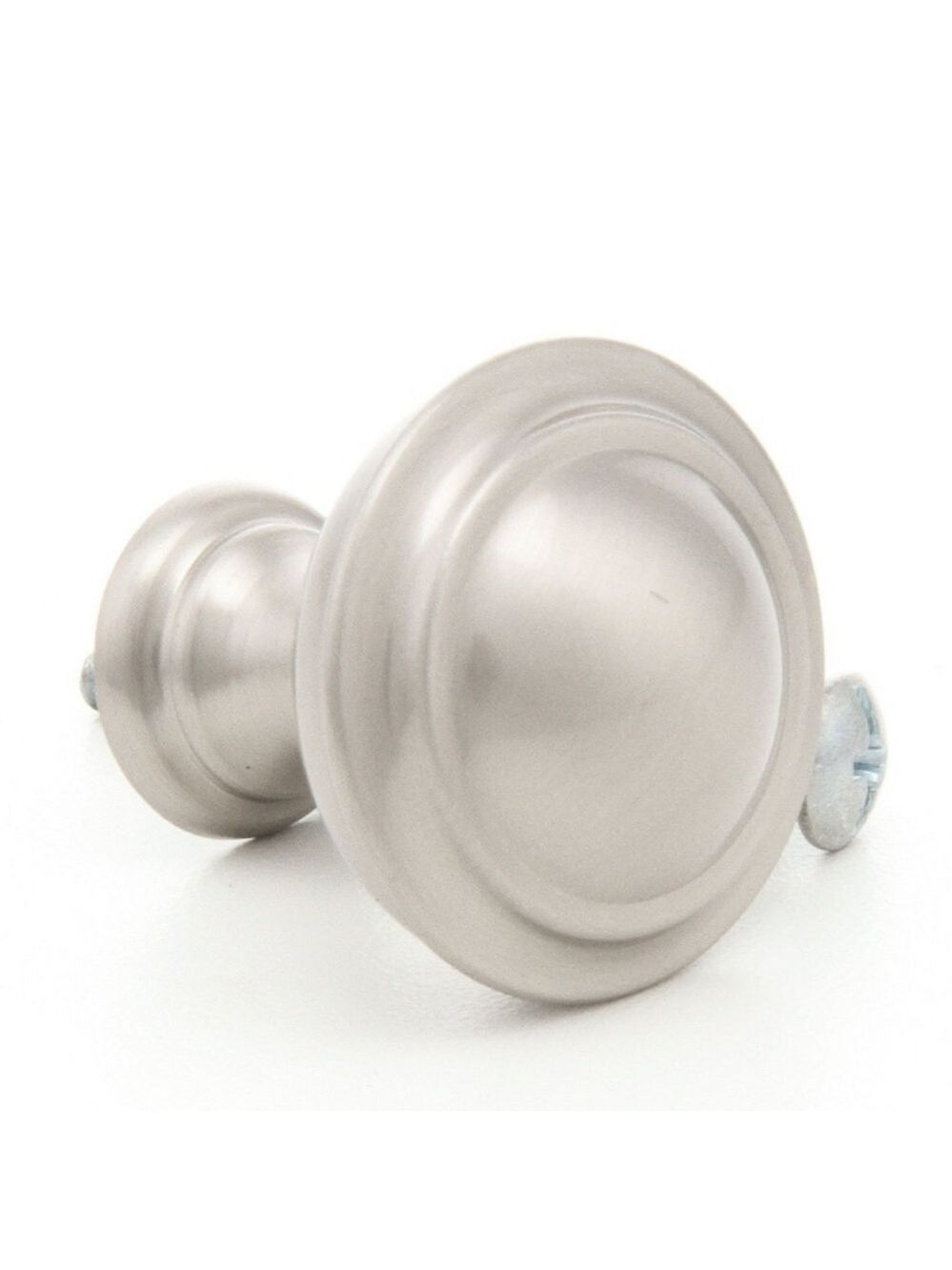 Cabinet Knobs Drawer Pulls Satin Nickle Set of 10 New Brainerd Capital Knob 1.25 - Picture 11 of 15
